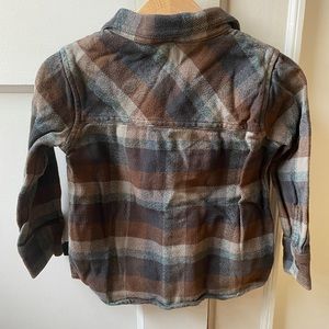 Patagonia Baby Fjord Flannel Ink Black 2T